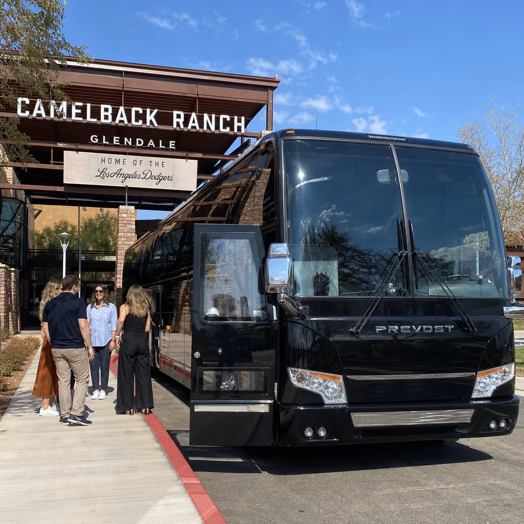 Rent a Bus to Camelback Ranch-Glendale