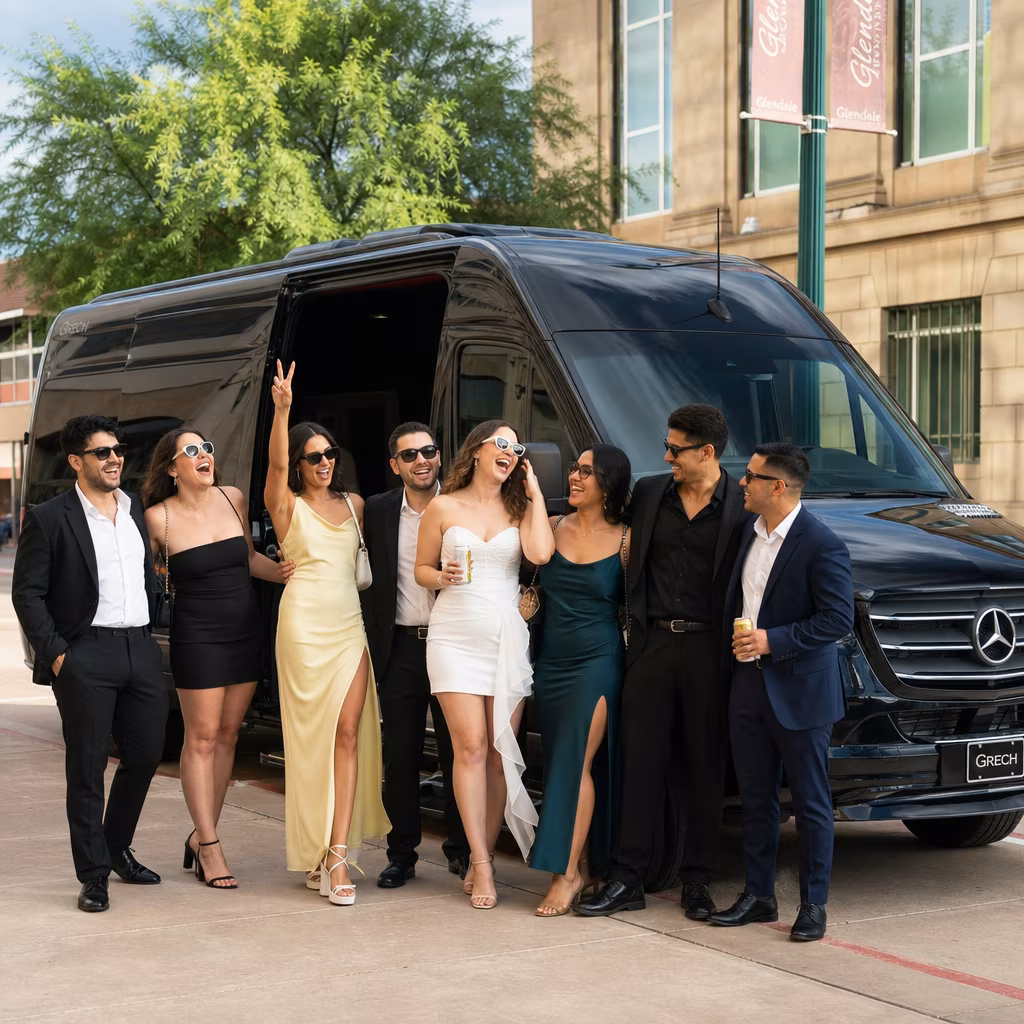 Bachelor and bachelorette party bus