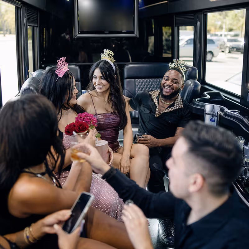 Glendale Birthday Transportation fleet vehicle