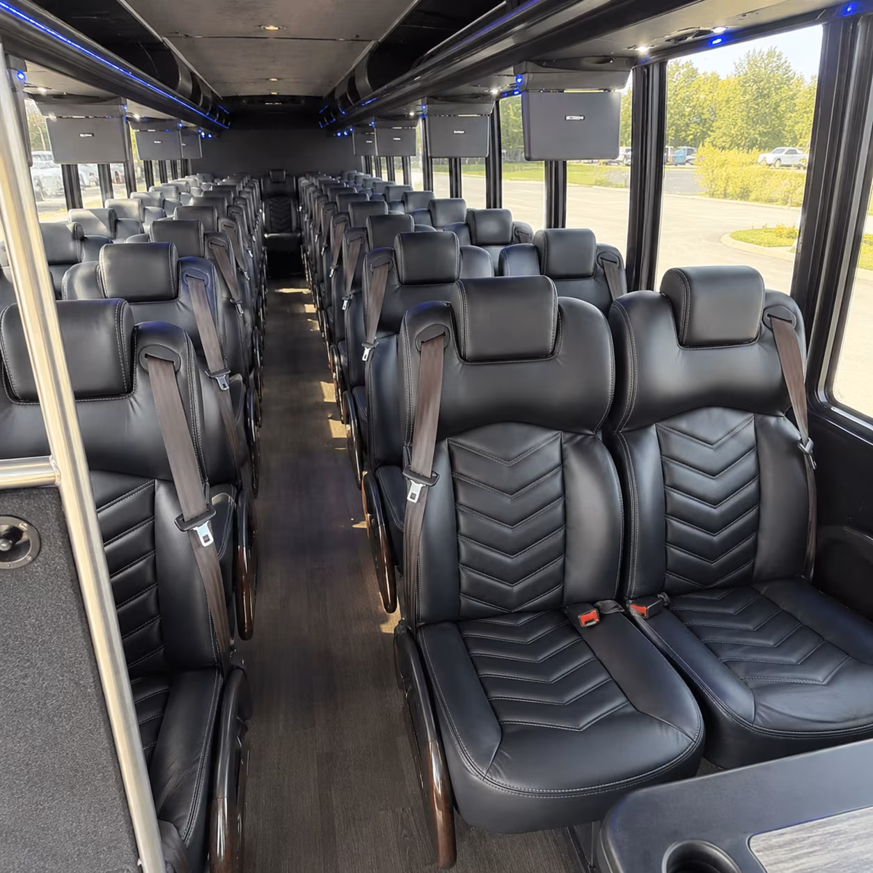 Glendale Airport Shuttle & Transportation party bus interior