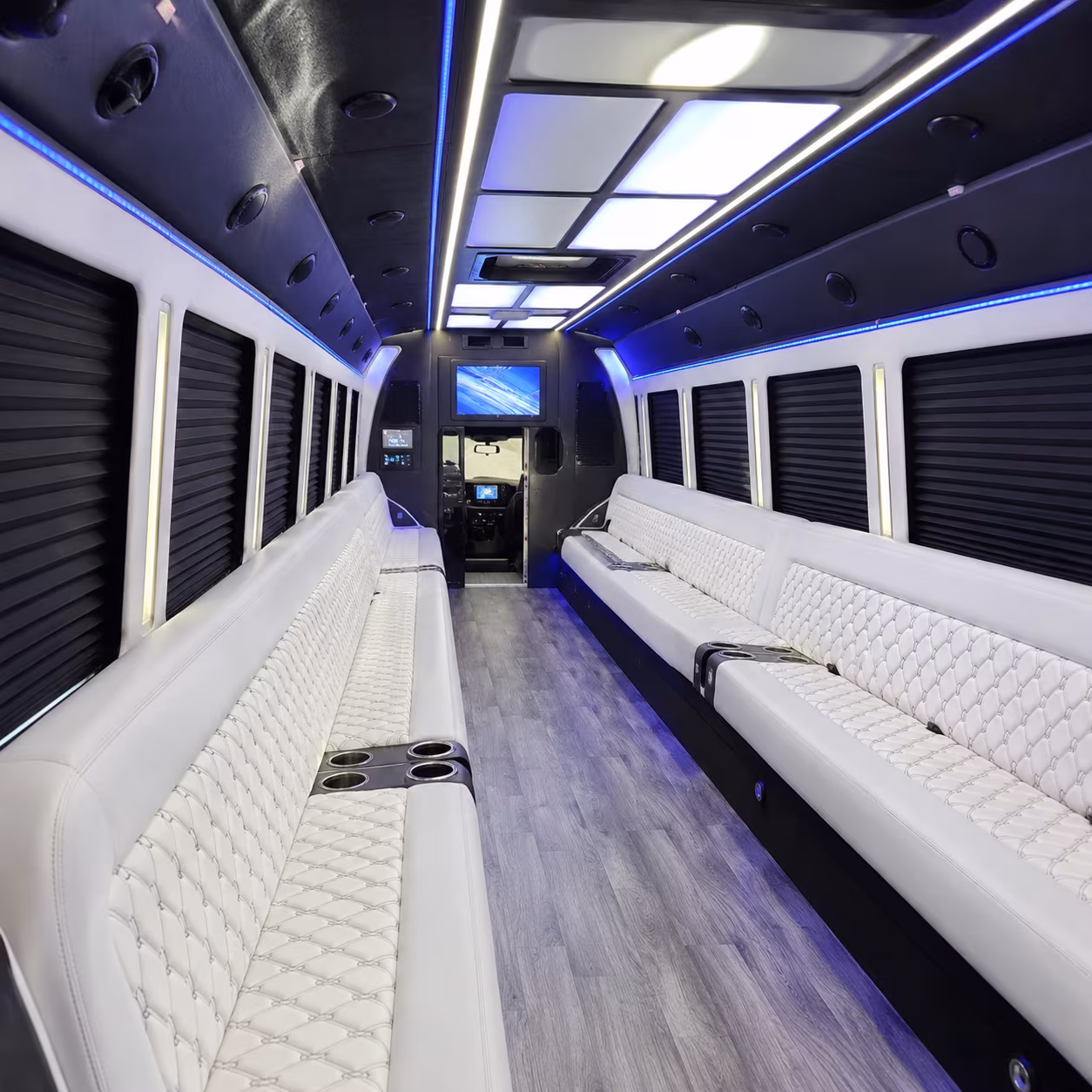 Glendale Bachelor & Bachelorette Transportation party bus exterior