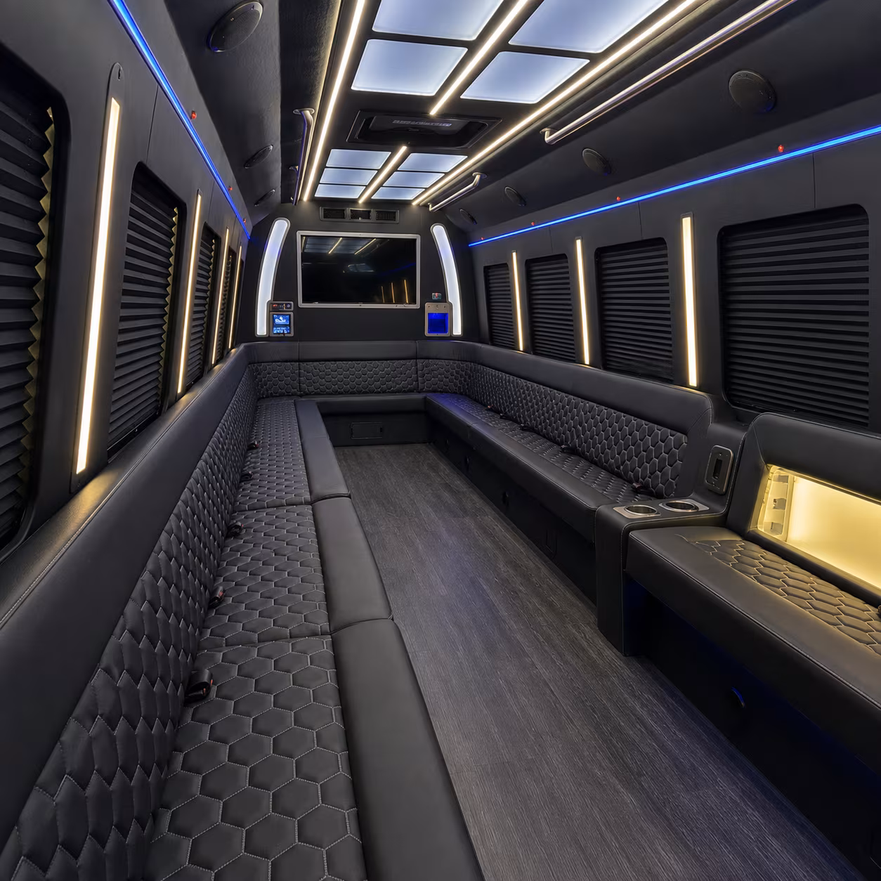 Glendale Bachelor & Bachelorette Transportation party bus exterior