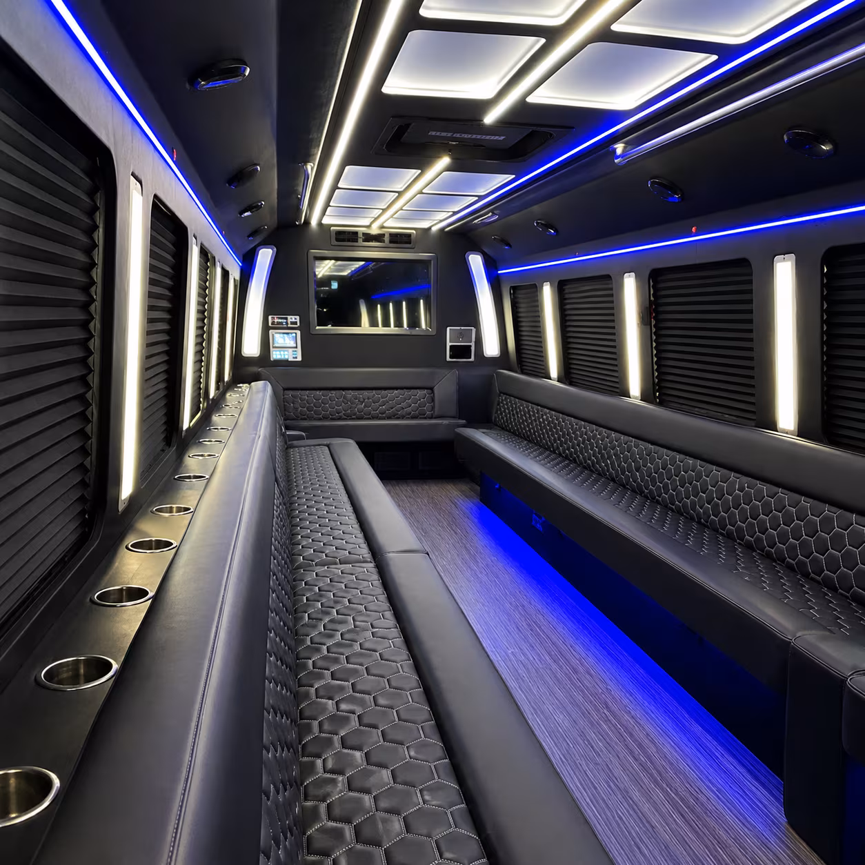 Glendale Bachelor & Bachelorette Transportation party bus exterior