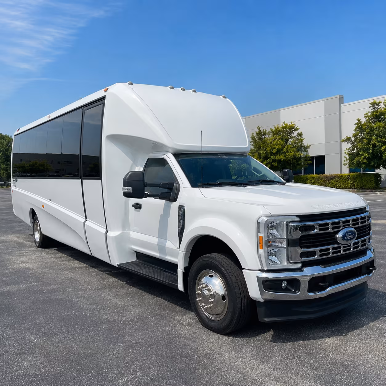 Glendale Corporate Transportation party bus exterior