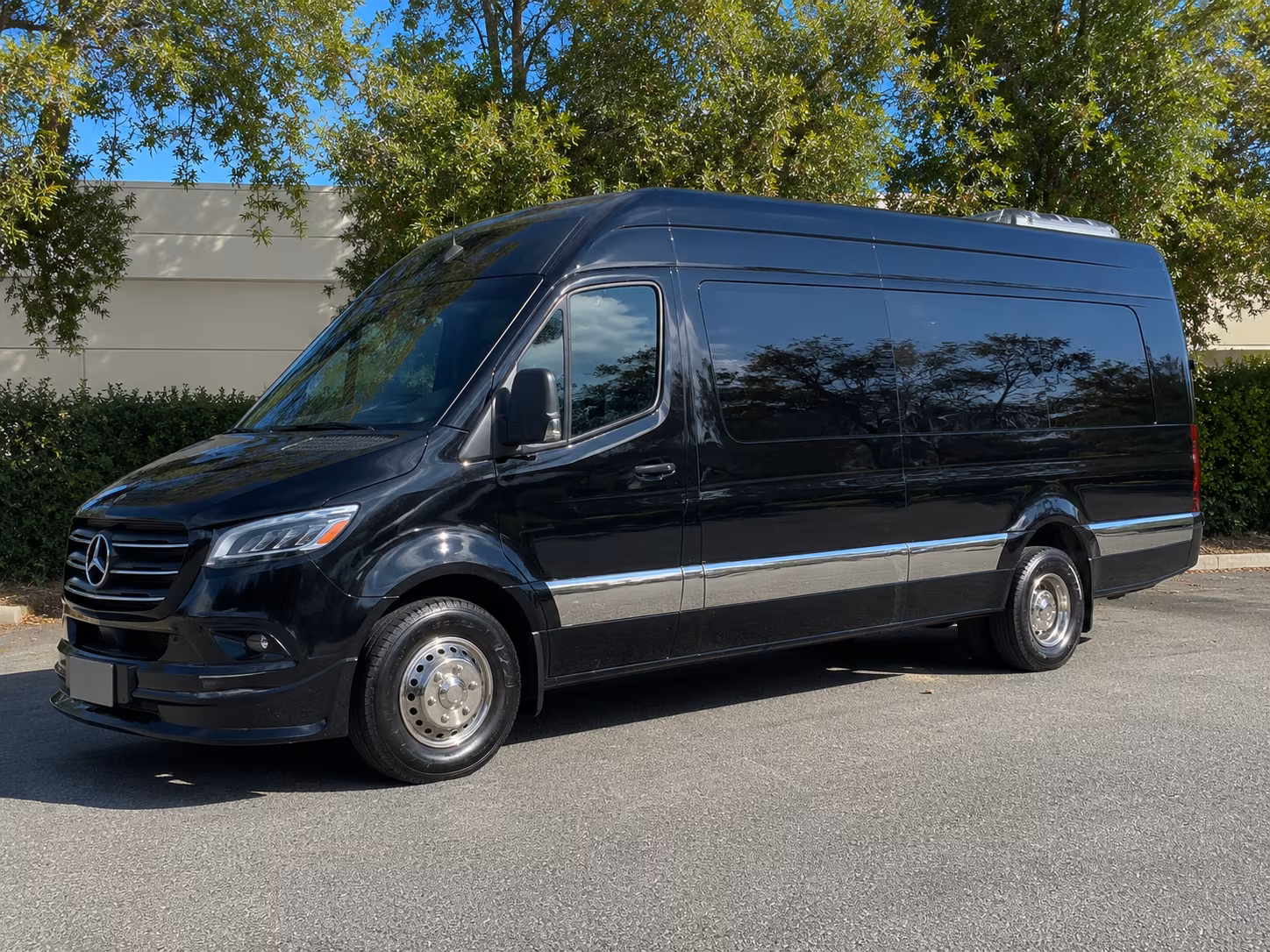Glendale Corporate Transportation party bus exterior
