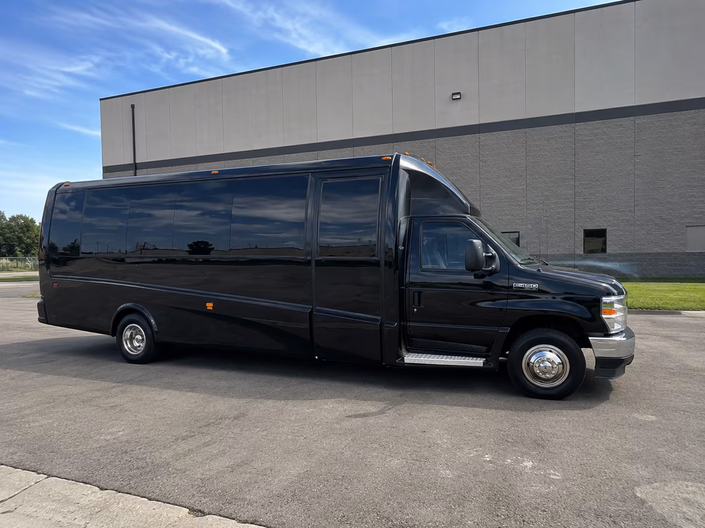 Glendale Corporate Transportation party bus exterior