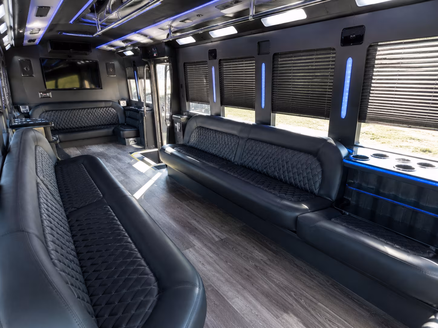 Glendale Prom & Homecoming Transportation party bus exterior