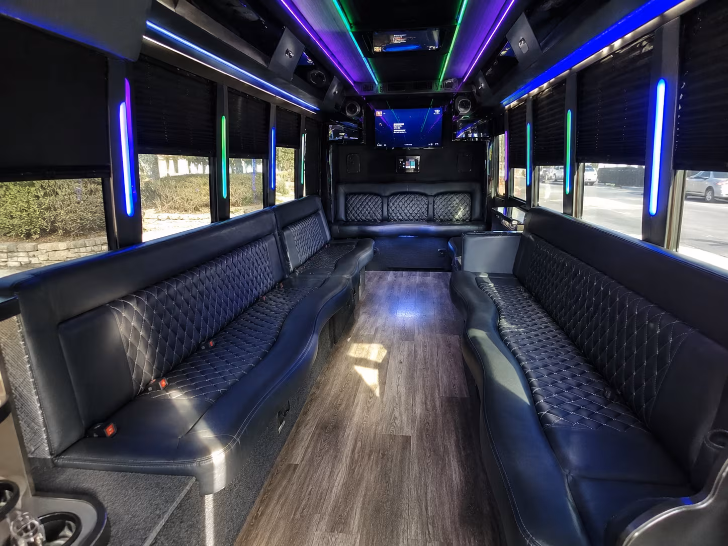 Glendale Prom & Homecoming Transportation onboard seating