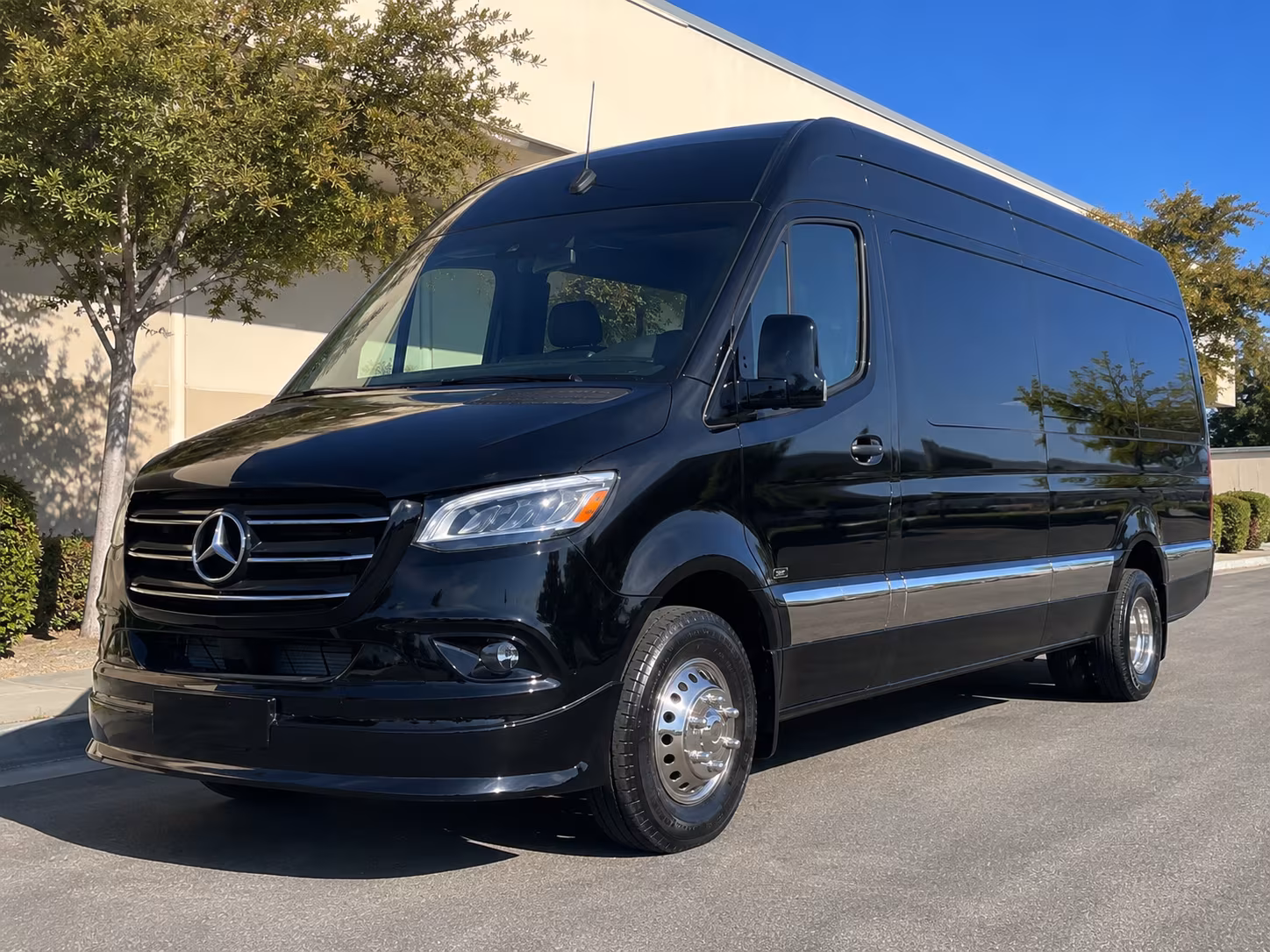 Glendale School Event Transportation party bus exterior