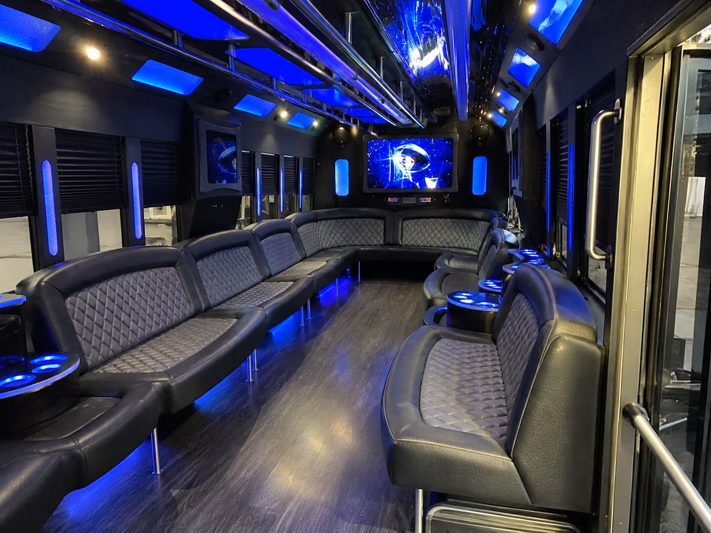 Glendale Sporting Event Transportation party bus exterior