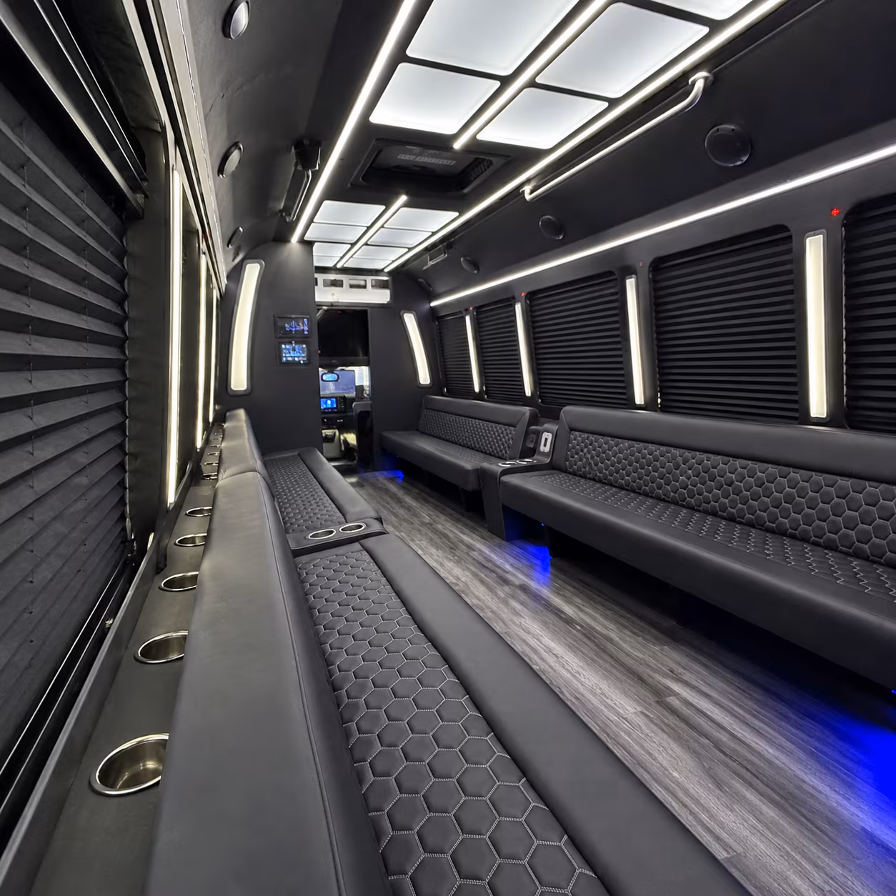 Glendale Sporting Event Transportation onboard seating