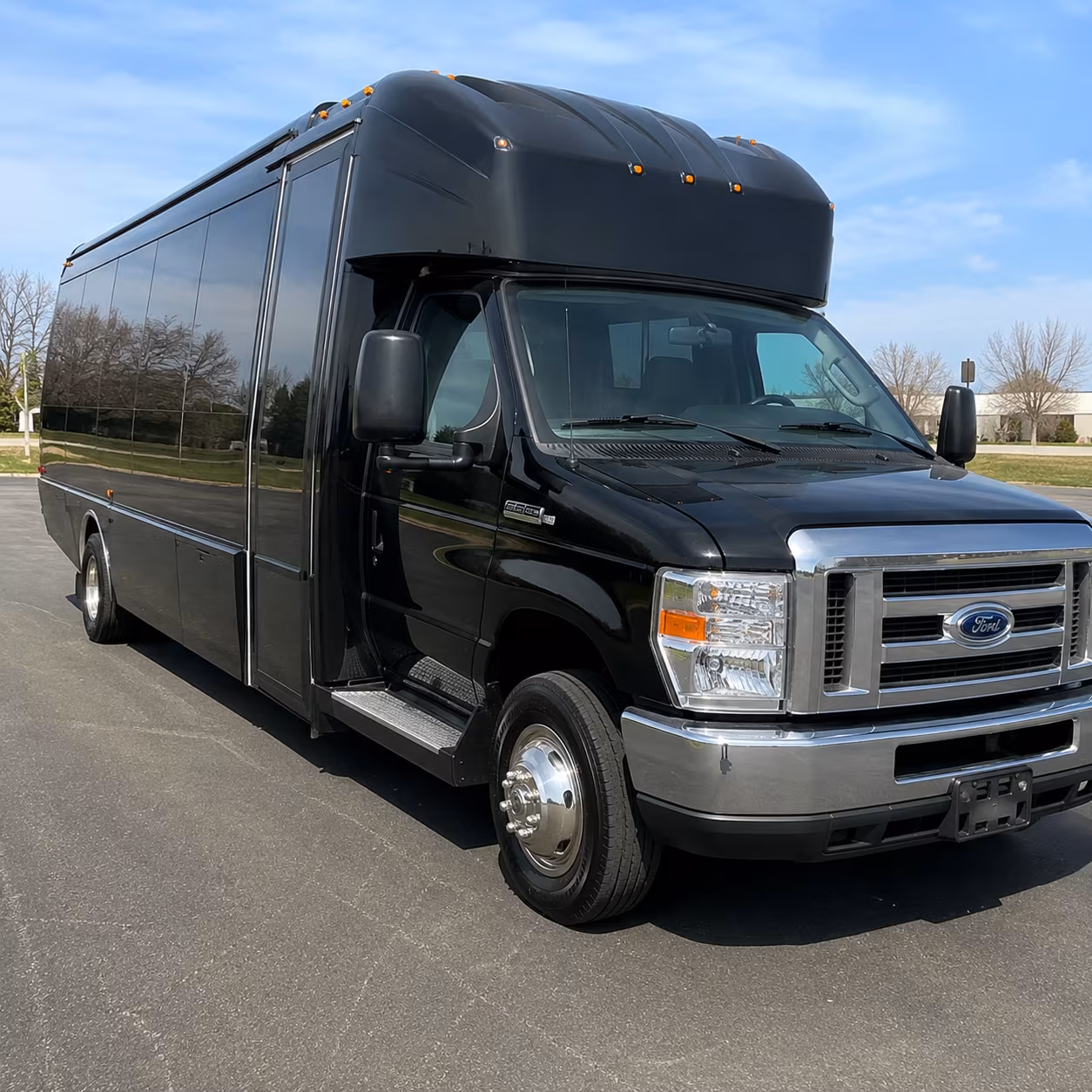 Glendale Sporting Event Transportation party bus exterior