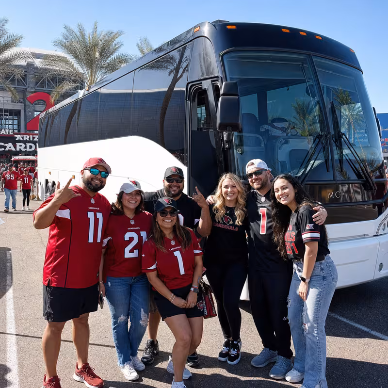 Passengers loading luggage while boarding an Glendale group shuttle