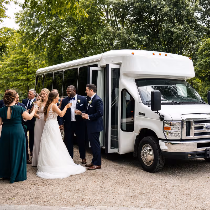 Glendale Wedding Transportation fleet vehicle