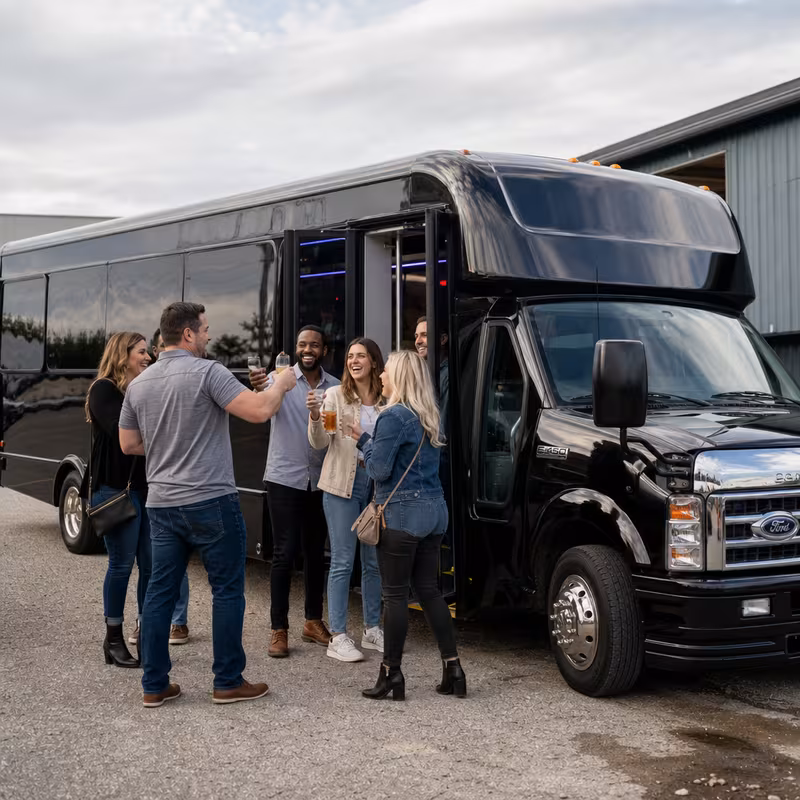 Glendale Winery & Brewery Tour Transportation fleet vehicle