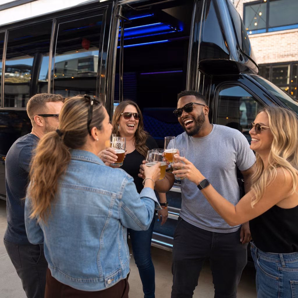 Glendale Winery Tour & Pub Crawl Transportation