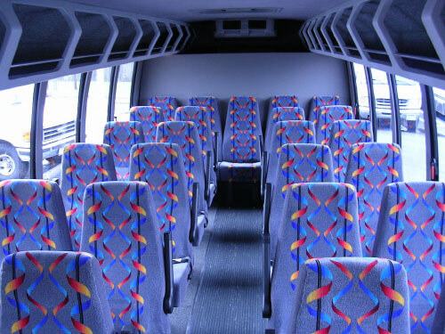 Avondale 24 Passenger Mini Bus Interior