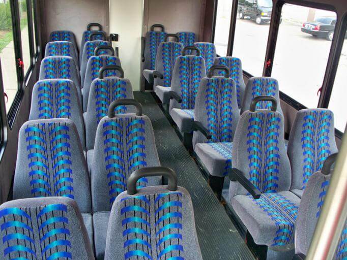 Avondale 25 Passenger Mini Bus Interior
