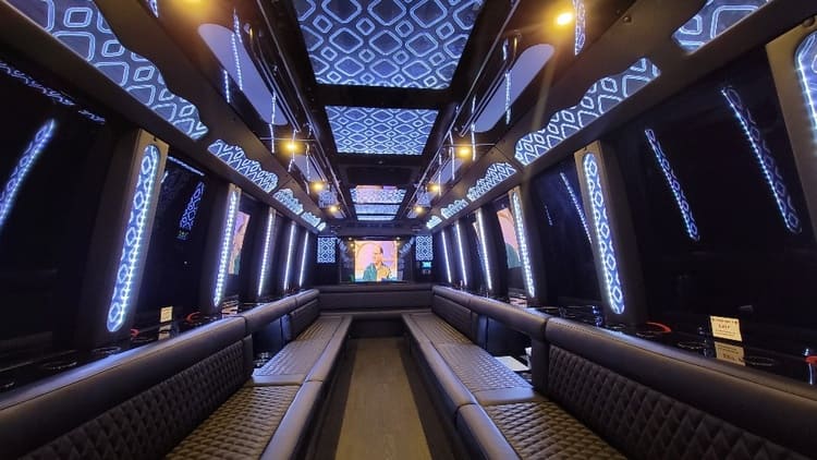 Tucson 40 Passenger Limo Bus Interior